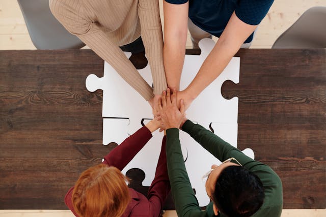 Business handshake — partnership and trust with Alpha Softwares