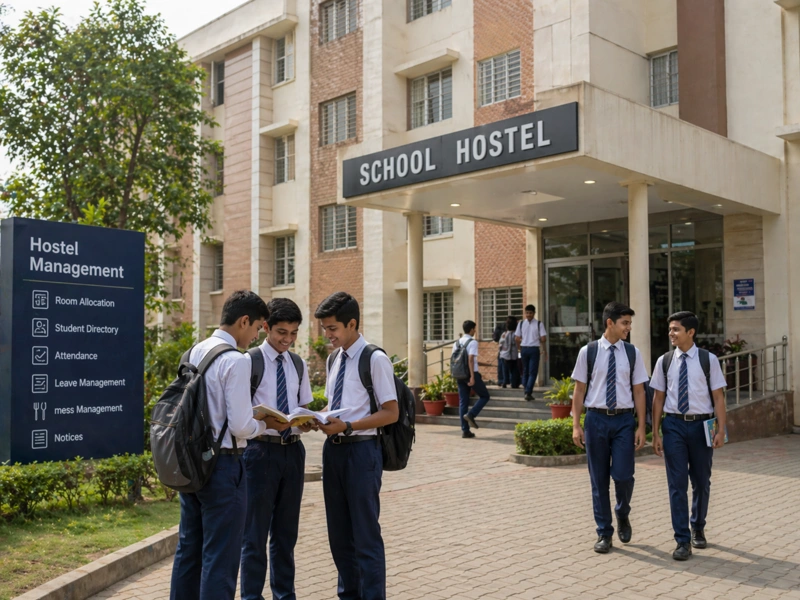 Hostel management module — Alpha Campus college ERP